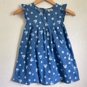 Disney Mini Mouse Chambray Denim Dress